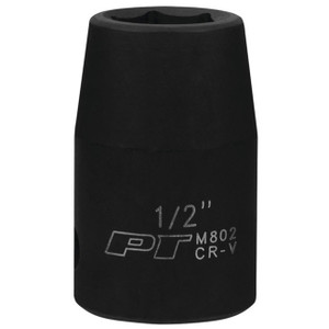 Performance Tool 1/2" Drive 1/2" 6-Point Impact Socket - M802