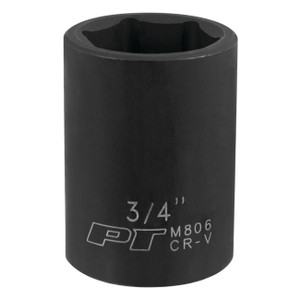 Performance Tool 1/2" Drive 3/4" 6-Point Impact Socket - M806