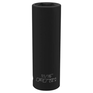 Performance Tool 1/2" Drive 11/16" 6-Point Deep Impact Socket - M844