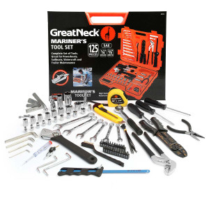 Great Neck MS125 Mariner's SAE Tool Set 125-Piece - MS125