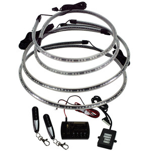 Pipedream Multi-Color LED Flexible Slimline Flat Underbody Kit with Remote - NL-S3648FLT