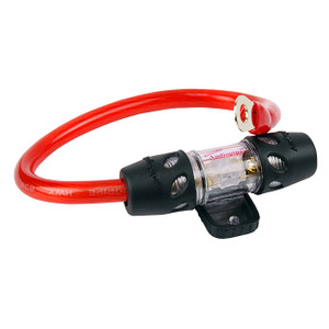 Audiopipe AFC Fuse Holder with 80A Fuse & 1ft. 4ga. Cable - NQ604