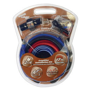 Audiopipe 4 Gauge Amplifier Wiring Kit 100% Copper - 2100 Watts - PK2100CPR