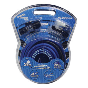 Audiopipe 4 Gauge Amplifier Wiring Kit - 2100 Watts - PK-2100PS