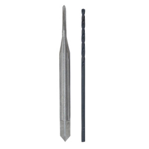 DRILL AMERICA #5-40 UNC HSS Plug Tap and #38 HSS Drill Bit Kit in Storage Pouch - POU5-40