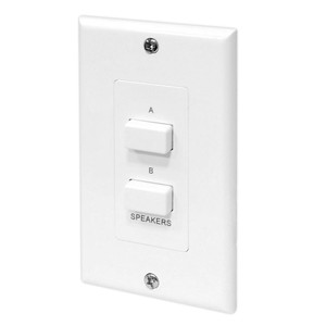 Pyle In-Wall A/B Source Speaker Selector Switch - PVCS2