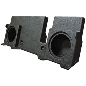 QPower "QBOMB" F-150 Super Crew '04-'08 Dual 10" Vented Empty Woofer Box - QBFORD04210