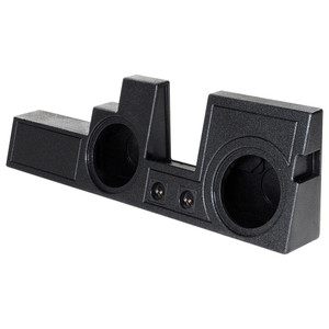 QPower "QBOMB" Ford F-Series Super Duty Crew Cab '00-'16 Dual 10" Vented Empty Woofer Box - QBFORD09F350210