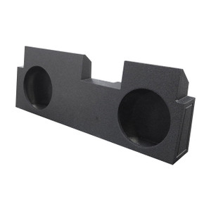QPower "QBOMB" 2019 - 2024 Jeep Gladiator Dual 12" Sealed Empty Woofer Enclosure - QBGLADIATOR12