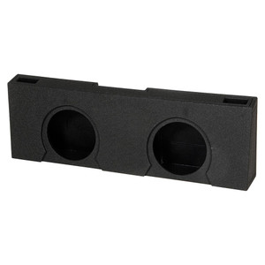 QPower "QBOMB" Chevy/GMC Crew Cab '07-'13 Dual 12" Vented Empty Woofer Box - QBGMC07212