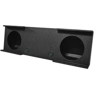QPower "QBOMB" Chevy/GMC Crew Cab '07-'13 Dual 10" Empty Woofer Box - QBGMC1020074DR