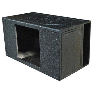 Qpower Single 15" Extra Large Vented QBOMB Square Hole - QBOMB15VLSINGLESQ