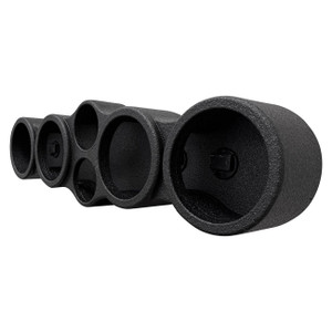 Qpower Bed Liner Sprayed Pod w/(4) 6.5" Speakers & (2) Tweeters - QBOMB465TWEET