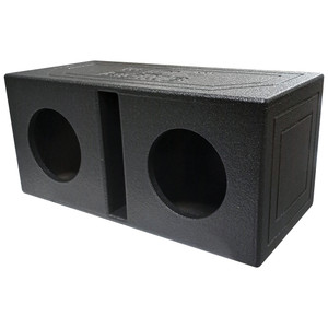 Qpower QBOMB Dual 8" Slot Ported Empty Enclosure - QBOMB8V