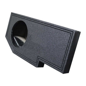 QPower "QBOMB" Dodge Ram Quad Cab 02-24 Single 10" Sealed Empty Woofer Enclosure - QBSDODGE104DR