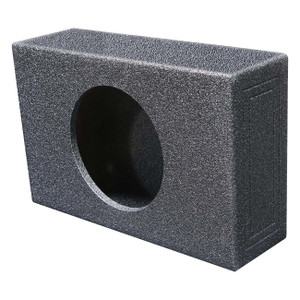QPower Single 10" Universal Vented Truck Box Finished w/Bed Liner - QBSHALLOW110V