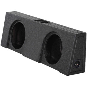 Qpower QBOMB Dual 10" Vented Empty Box Behind Seat Mount - QBTRUCK210V