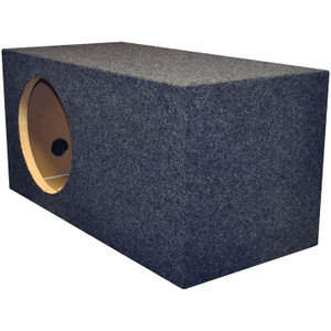 Qpower Single 12" Side Ported SPL Xtra Large Heavy Duty Empty Woofer Box - QHD112VL