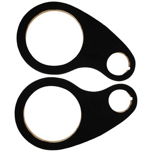 Installation Solution 8" Speaker + 2-7/8" Tweeter Carpeted - 3/4" Extension (pair) - RING8CTW