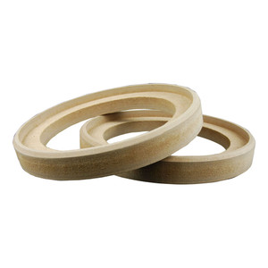 Nippon MDF Speaker Ring - 8" : Recess with Bevel (pair) - RING-8GR