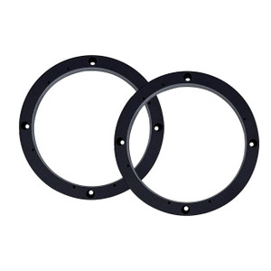 Audiopipe 6.5" Universal Speaker Space Rings - Adds 1" Extra Mounting Depth - RING-PVC6