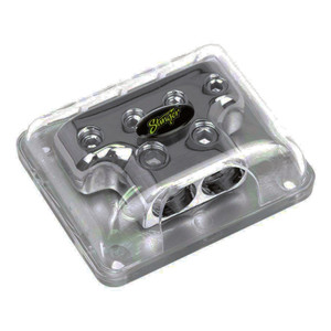 STINGER POWER DISTRIBUTION BLOCK - Two 1/0GA inputs / Four 4GA outputs - SPD514