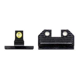 Night Fision Optics-Ready Stealth Series for Springfield Hellcat - Yellow Front Ring / Black Rear Ri - SPR229248268YGZG