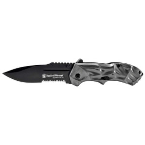 Smith & Wesson Black Ops 3.4" Drop Point Pocket Knife - SWBLOP3S