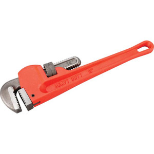 Performance Tool Heavy-Duty Adjustable Straight Pipe Wrench 12" - W113312B