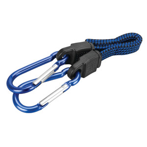 Performance Tool 12-Inch Flat Bungee w/ Carabiner - W1451