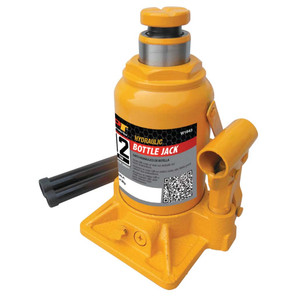 Performance Tool 12-Ton Heavy Duty Shorty Hydraulic Bottle Jack (24000 lbs.) - W1643