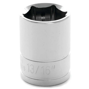 Performance Tool 1/2" Drive 6-Point SAE 13/16" Socket - W32026