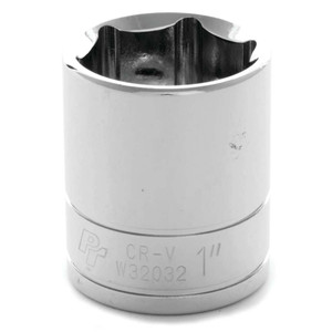 Performance Tool 1/2" Drive 6-Point SAE 1" Socket - W32032