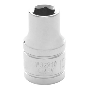 Performance Tool 1/2" Drive 6-Point Metric 10mm Socket - W32210