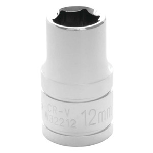 Performance Tool 1/2" Drive 6-Point Metric 12mm Socket - W32212