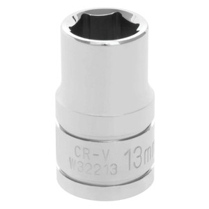 Performance Tool 1/2" Drive 6-Point Metric 13mm Socket - W32213