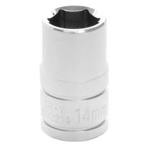 Performance Tool 1/2" Drive 6-Point Metric 14mm Socket - W32214
