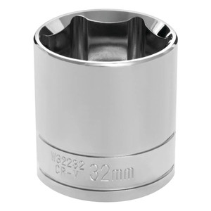 Performance Tool 1/2" Drive 32mm Metric 6-Point Socket - W32232
