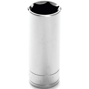 Performance Tool 1/2" Drive 6-Point SAE 7/8" Deep Socket - W32328