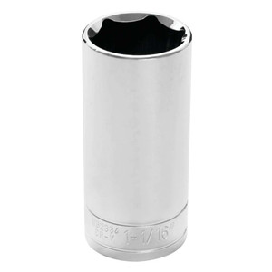 Performance Tool 1/2" Drive 6-Point SAE 1-1/16" Deep Socket - W32334