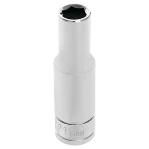 Performance Tool 1/2" Drive 6-Point Metric 11mm Deep Socket - W32411