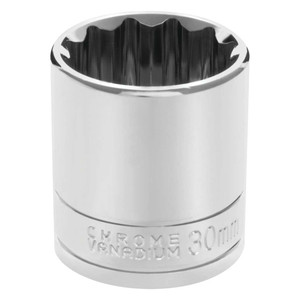 Performance Tool 1/2" Drive 12-Point Metric 30mm Socket - W32830