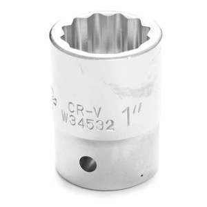 Performance Tool 3/4" Drive 1" 12-Point SAE Standard Socket - W34532