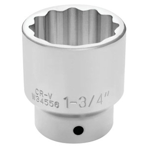 Performance Tool 3/4" Drive 1-3/4" 12-Point SAE Socket - W34556