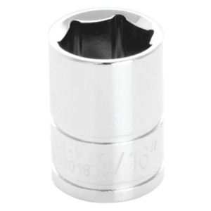 Performance Tool 3/8" Drive 9/16" SAE 6-Point Socket - W38018