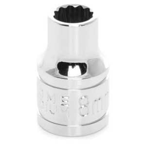 Performance Tool 3/8-Inch ive 12-Point Socket 8mm - W38808