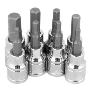 Performance Tool SAE Hex Bit Socket Set 3/8" Drive (8 Piece) - W38870