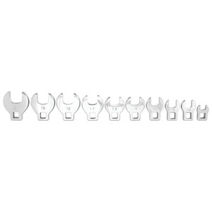 Performance Tool Metric Crowfoot Wrench Set (10 Piece) - W452