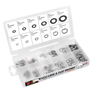 Performance Tool SAE Lock & Flat Washer Assortment (350 Piece) - W5216