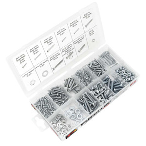 Performance Tool SAE Size Fastner Assortment (347 Piece) - W5221